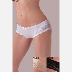 Ilusion Women's Lace/ Satin Low-rise Boxer 