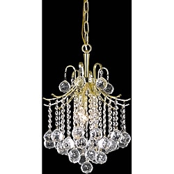 Crystal 3-light Gold Chandelier