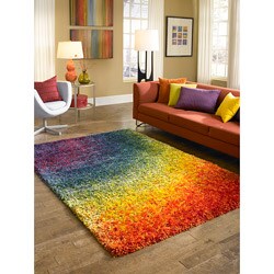 Cantebury Rainbow Shag Rug (5'2 x 7'7)