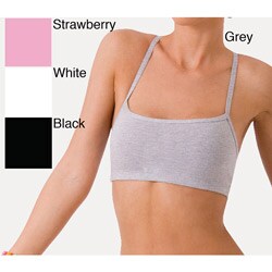 Ilusion Women's Cotton Racerback Wireless Cami Bra (Pack of 2)