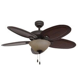 EcoSure Hamilton Bowl Light Bronze 52-inch Ceiling Fan