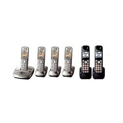Panasonic KX-TG4034N 6.0 Cordless Digital Answering System with 6 Handsets (Refurbished)