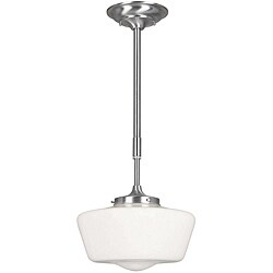 Schoolhouse Collection 1-light Chrome Finish Pendant