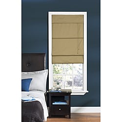 Thermal Fabric Taupe Roman Shade (36in x 72in)