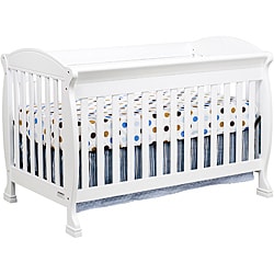DaVinci Jacob 4-in-1 Crib with Toddler Rail in White
