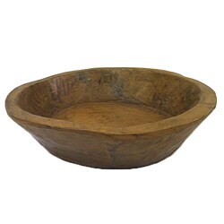 Wood Indian Dough Kneading Bowl