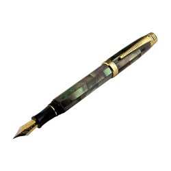 Xezo Maestro All Black Mother of Pearl Pen
