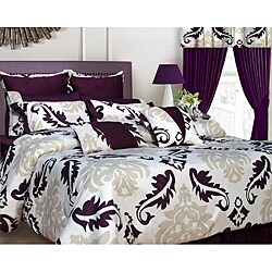Elegance 12-piece King-size Bed in a Bag with Deep Pocket Sheet Set