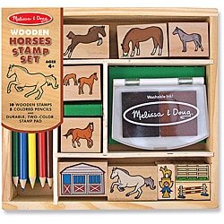 Melissa & Doug Horses Stamp Set