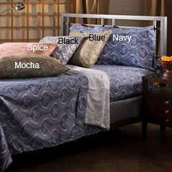 Harbour Paisley Twin-size Microfiber Sheet Set