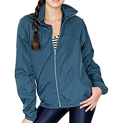 American Apparel Unisex A-Way Nylon Taffeta Dark Sea Green Jacket