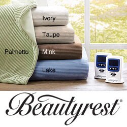 Beautyrest Ribbed Microfleece Full-size Heated Blanket 