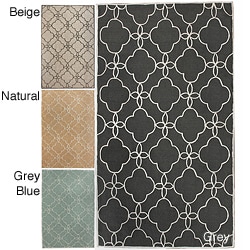 Handmade Luna Easy Care Trellis Rug (5' x 8')
