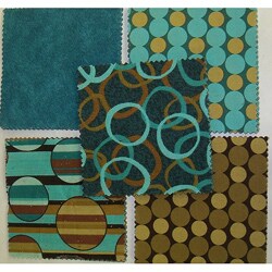 Fabric Cuts Charms Modern Dots 5-Inch Squares 