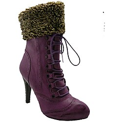 Viva Secret Women's 'Gia-2' Lace-Up Boots