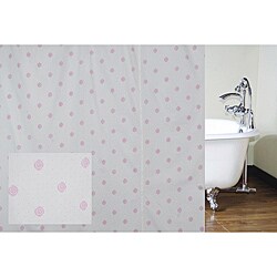 Pretty Pink Medallion Shower Curtain