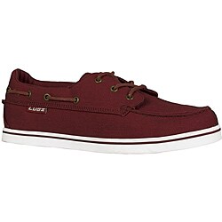 Lugz Men's 'Marsh' Burgundy Canvas Boat Shoes