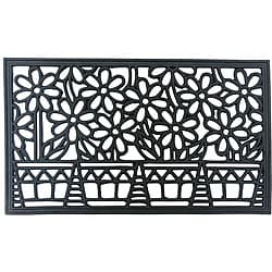 Rubber-Cal 'Bountiful Summer' Rubber Cast Iron Door Mat (18 x 30)