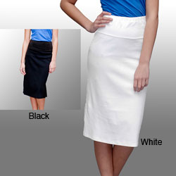 A to Z Women's Fitted Kick-back Skirt