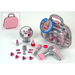 Theo Klein Braun Kids' Pink/Gray Dress-up Accessories Beauty Case
