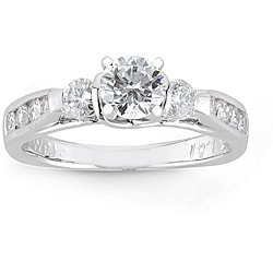 14k White Gold 1ct TDW Round Diamond Engagement Ring (H-I I1)