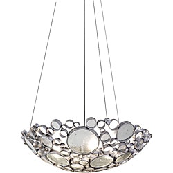 Fascination 4-light Clear Bottle Glass Pendant 