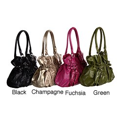 Valencia Shopper Buckle Detail Tote Bag