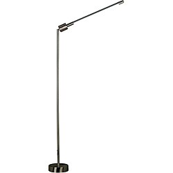 Belew 77-inch Adjustable Brushed Steel Floor Lamp