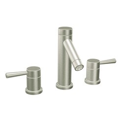 Moen T6110BN Level 2-handle High Arc Brushed Nickel Bathroom Faucet