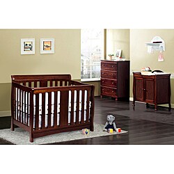 DaVinci Rowan 4-in-1 Espresso Crib with Toddler Rail