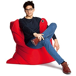 Sitting Bull Medium Bull Red Bean Bag