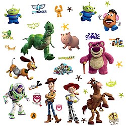 RoomMates Glow in the Dark Toy Story 3 Peel and Stick Wall Decals