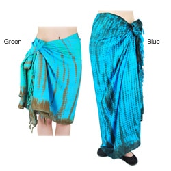Women's Washed-Look Sarong (Indonesia)