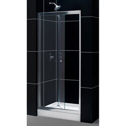 DreamLine Butterfly Frameless 34-36 x 72-inch Bi-Fold Shower Door