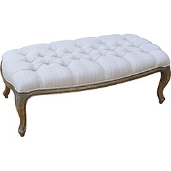 Oxford Stripe Ottoman