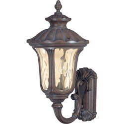 Nuvo Lighting Beaumont 2 Light Arm Up Fruitwood Wall Sconce 