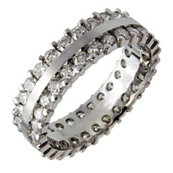  14k White Gold 2 1/4ct TDW Diamond Eternity Band (G-H, SI1-SI2)