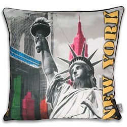 Neon NY City 20x20-inch Pillow