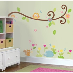 RoomMates Happi Scroll Branch Peel and Stick Wall Decals