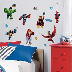 RoomMates Marvel Super Hero Squad Peel and Stick Wall Decals