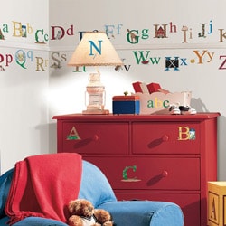 RoomMates Alphabet Peel and Stick Wall Decals