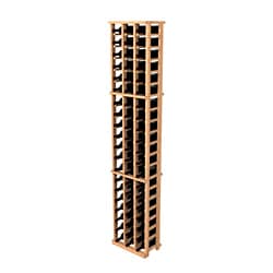 Traditional Redwood 3-Column Wine Rack