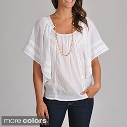 Chelsea & Theodore Women's Cotton Voile Top