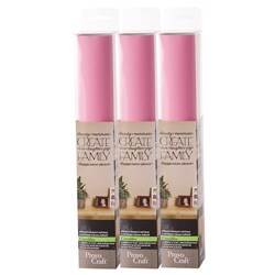 Cricut Rose Pink Adhesive Back Vinyl Sheets (Pack of 3)