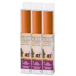 Cricut Burnt Umber Adhesive Back Vinyl Sheets (Pack of 3)