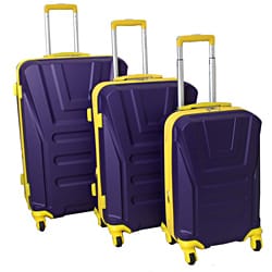 American Team Spirit 3-piece Lightweight Expandable Hardside Spinner Luggage Set With TSA Lock
