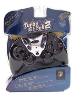PS2 - Turbo Shock Controller (Black)