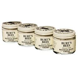 Burt's Bees Almond Milk Beeswax Hand Creme (Pack of 4)