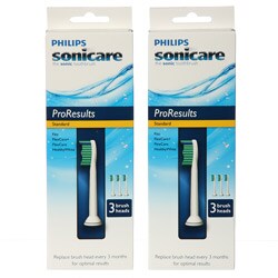 Sonicare ProResults Standard Brushheads (6-Pack)