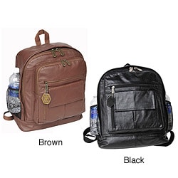 Amerileather Mid-sized Leather Backpack